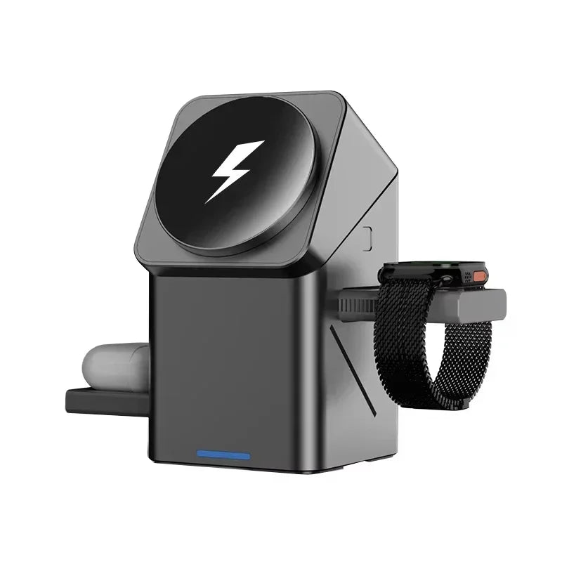 3-in-1 Magnetic Wireless Charger Stand – Fast Charging for iPhone, iWatch & AirPods - The Shop At Crown Perth