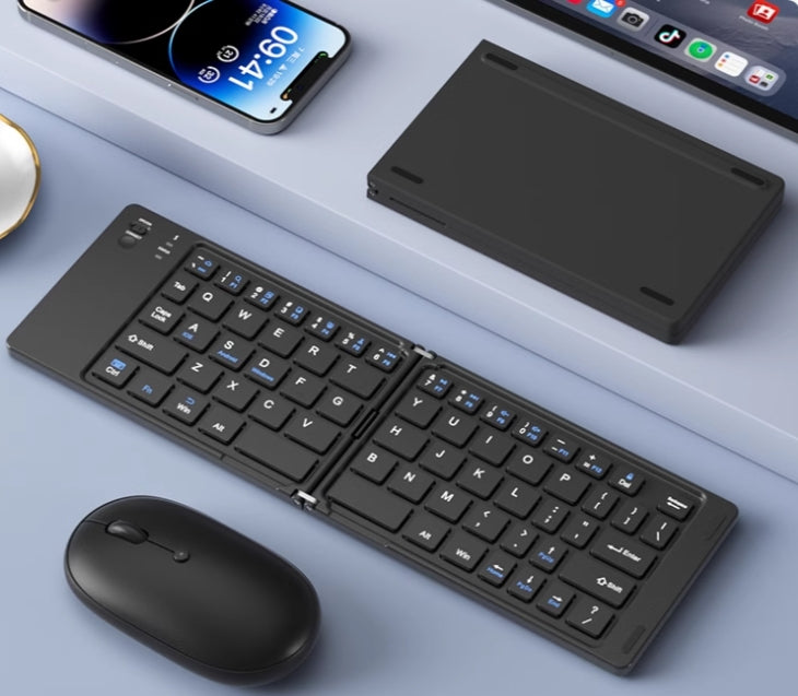 Ultra-Portable Wireless Folding Bluetooth Keyboard for Home, Office & Travel - The Shop At Crown Perth