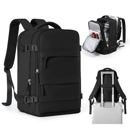 Women Men Hand Luggage Backpack Business College Laptop Travel Backpack Waterproof Carry on mochila viaje cabina avion 40x20x25 - The Shop At Crown Perth