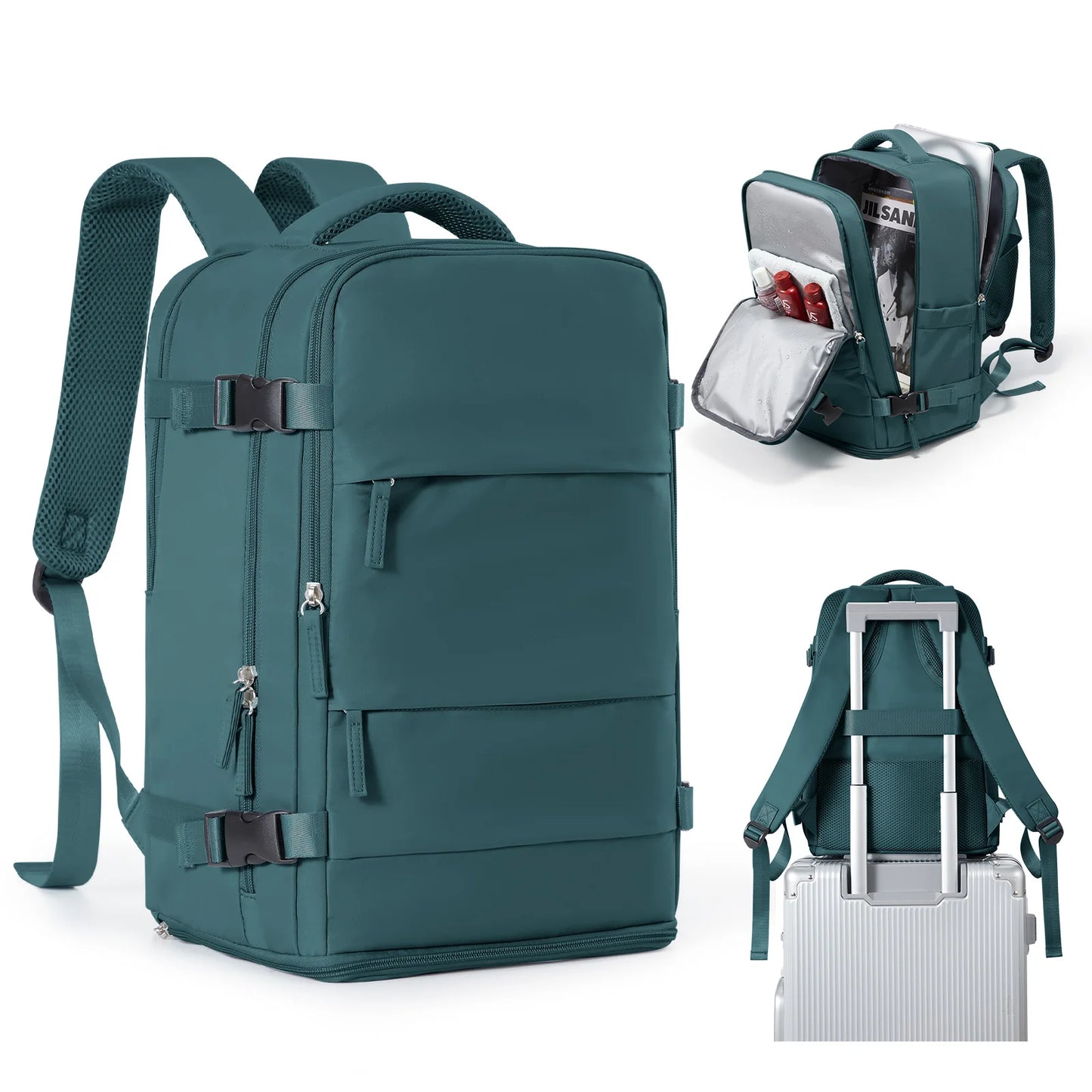 Women Men Hand Luggage Backpack Business College Laptop Travel Backpack Waterproof Carry on mochila viaje cabina avion 40x20x25 - The Shop At Crown Perth