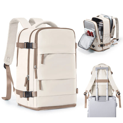 Women Men Hand Luggage Backpack Business College Laptop Travel Backpack Waterproof Carry on mochila viaje cabina avion 40x20x25 - The Shop At Crown Perth