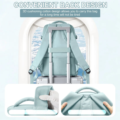 Women Men Hand Luggage Backpack Business College Laptop Travel Backpack Waterproof Carry on mochila viaje cabina avion 40x20x25 - The Shop At Crown Perth