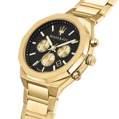 Maserati Gold Chrono Watch - The Shop At Crown Perth